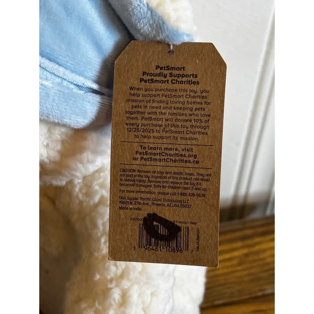 Petsmart Plush‎ Toys NWT Dog Journey & Lucky Squeaker Toy
